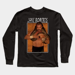 Vintage Wwe Jake Roberts Long Sleeve T-Shirt